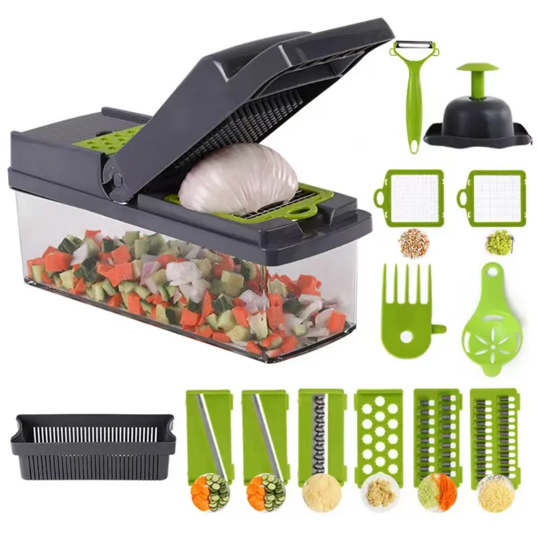 🥕 Découpeuse de Légumes 14 en 1 – Gagnez du temps, gagnez en plaisir !