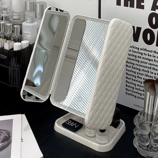 LumiFace™ – Miroir LED 3 Volets Beauté