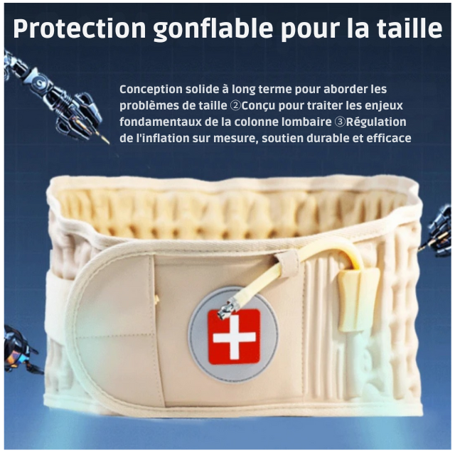 Ceinture de Décompression Lombaire 3-en-1