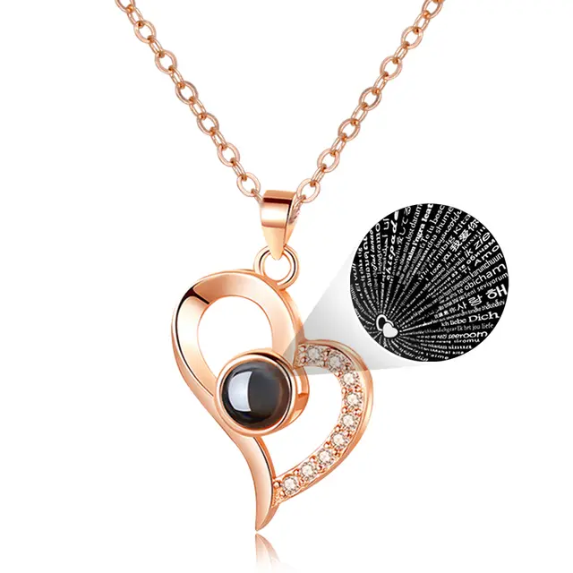 COLLIER AMOUR EN 100 LANGUES BEST WISHES
