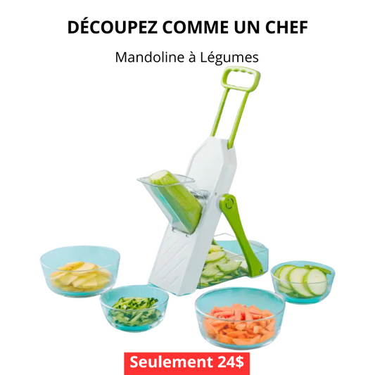 MANDOLINE MULTIFONCTIONS A LEVIER