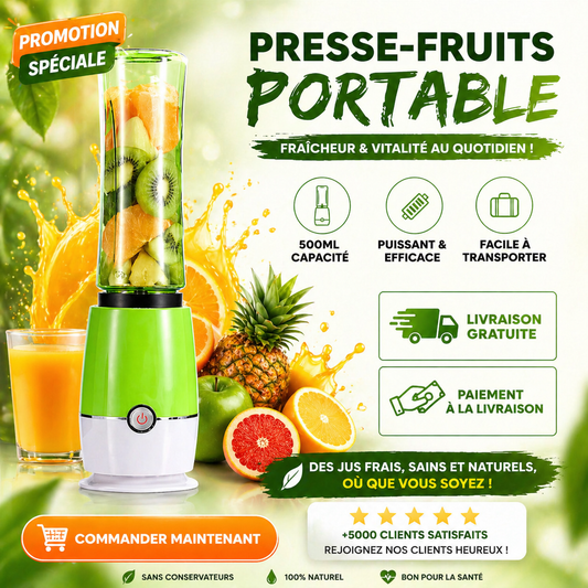 MIXEUR PRESSE JUS PORTABLE